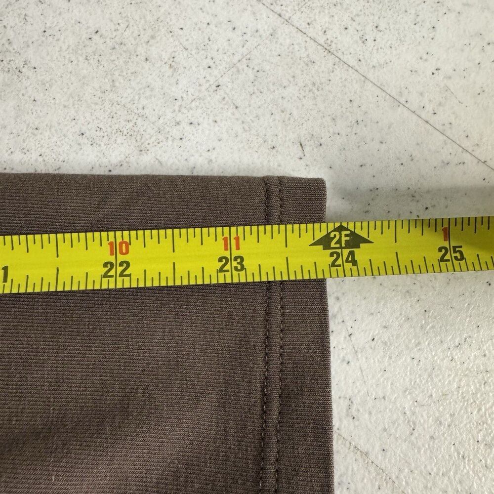 J Jill SuperSoft Crossover Tee XL Brown Shirt Super Soft Classic Casual V-Neck - Picture 5 of 12